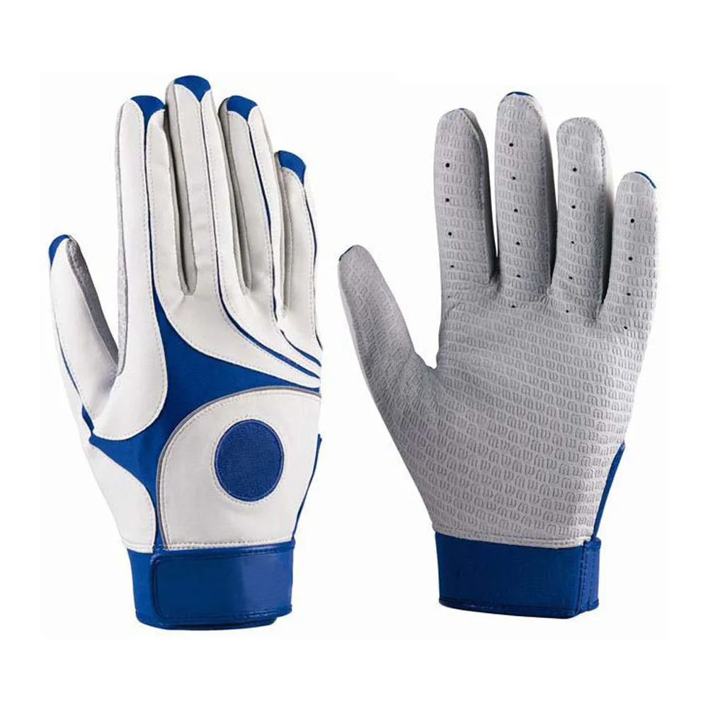 New Stylish Cheap Price Custom Latest Men Gloves Color Blue Softball Baseball Batting Gloves