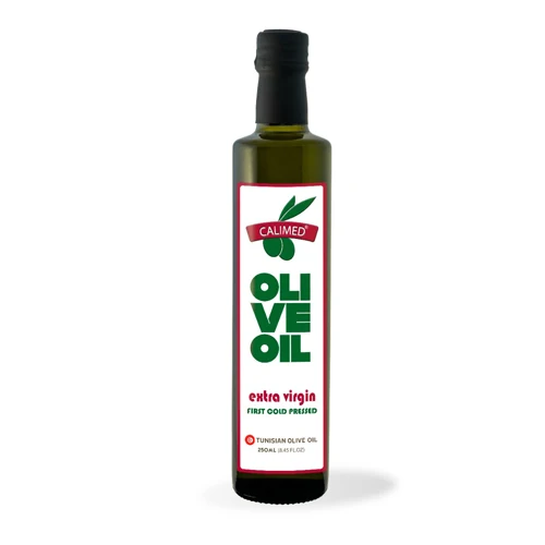 Tunisian Extra Virgin Olive Oil. Wholesale Olive Oil in 250mL Dorica Dark Green Glass Bottle. Best Olive Oil Taste.
