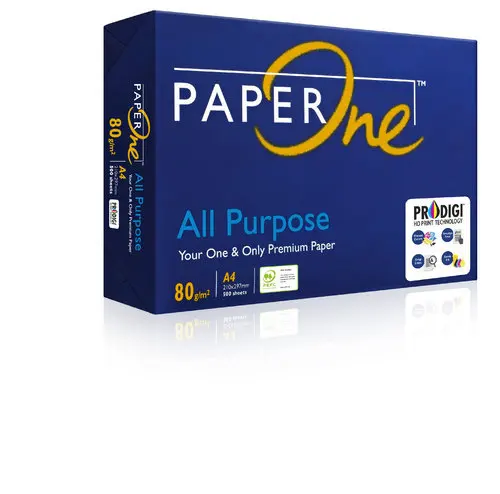 Quality wholesale 8.5x11 100% Paper One 80gsm ream white Copy A4 Paper/A4 Copy Paper for office machine