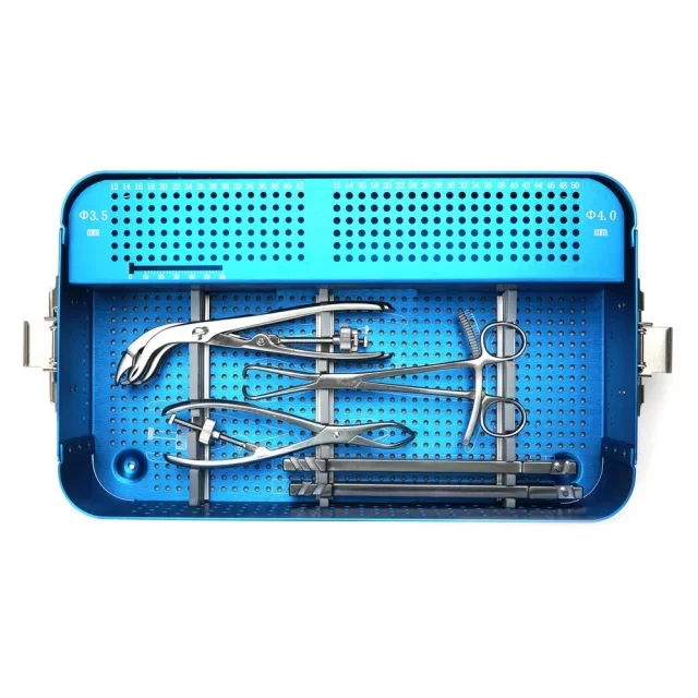 Orthopedic Instruments Small Fragment Orthopedic Instrument Set Trauma Plate Instrument Set 1 Set PK Manual Accept OEM A+ Grade