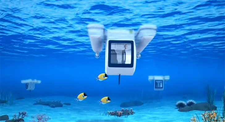 Ecocampor новые полуподводные каюты лодки для подводной