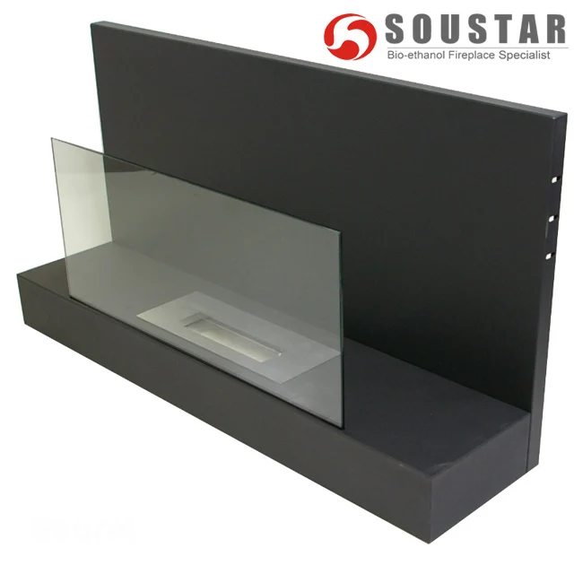 Home used modern decorative fireplace glass bio ethanol burner