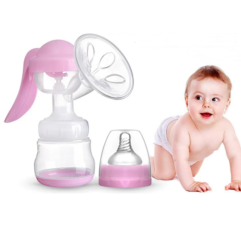 Mother Care Breastfeeding Baby Feeding Manual Breast Milk Suction Feed Pump