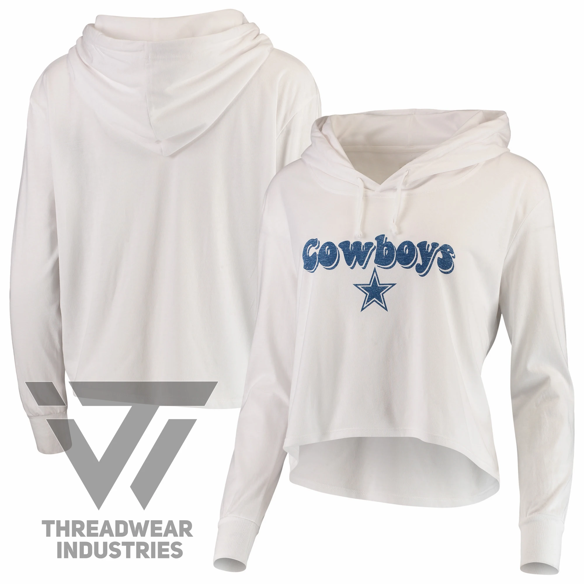 Изготовленный На Заказ термальный для выступлений НФЛ Даллас ковбойский футбол Исторический Логотип пуловер толстовка с капюшоном