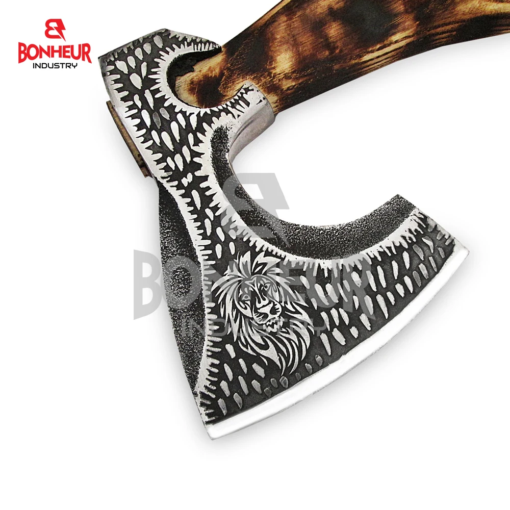 Ручная ковка линия Вытравленный топор из высокой D 2 высокоуглеродистой стали