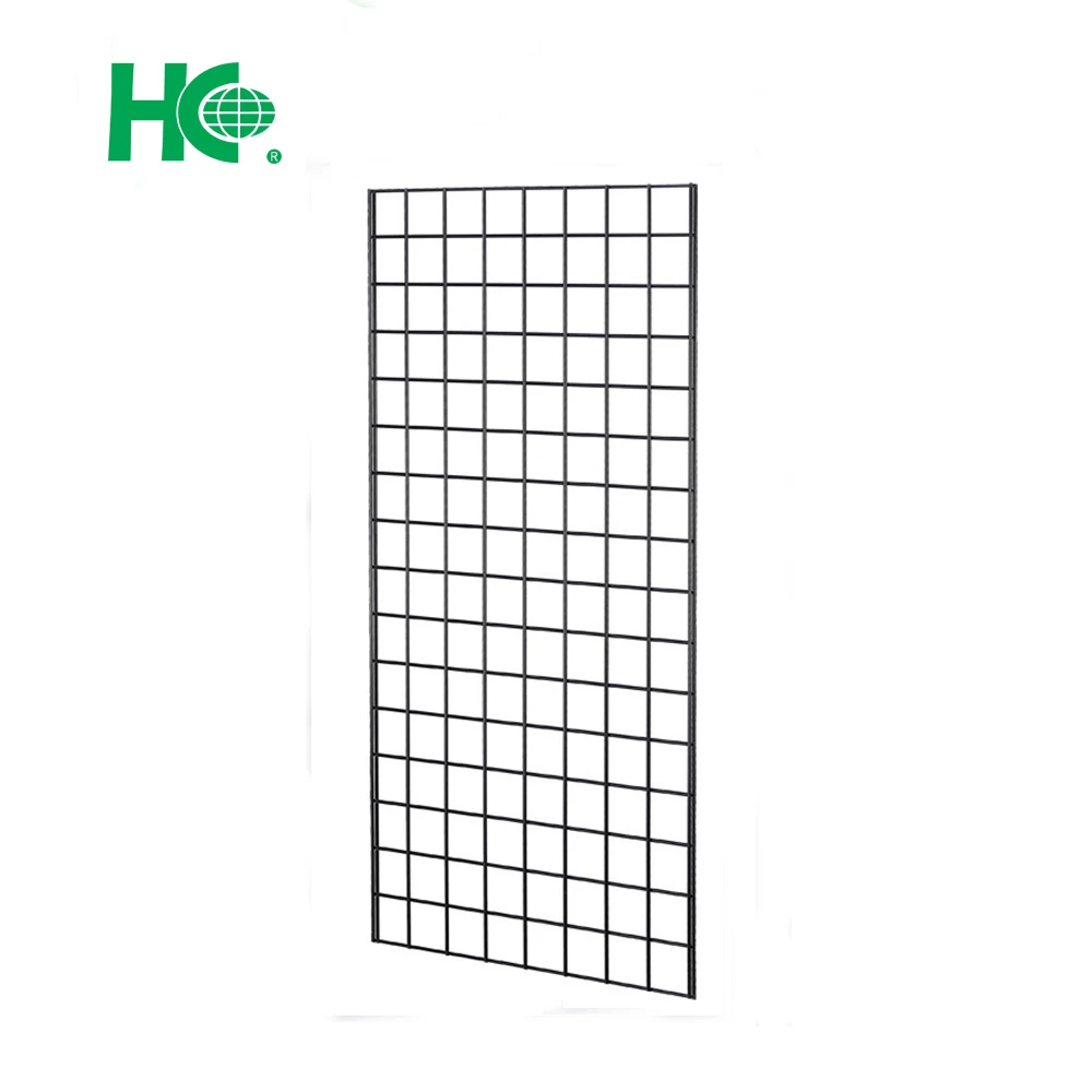 Metal grid clothing display racks stand