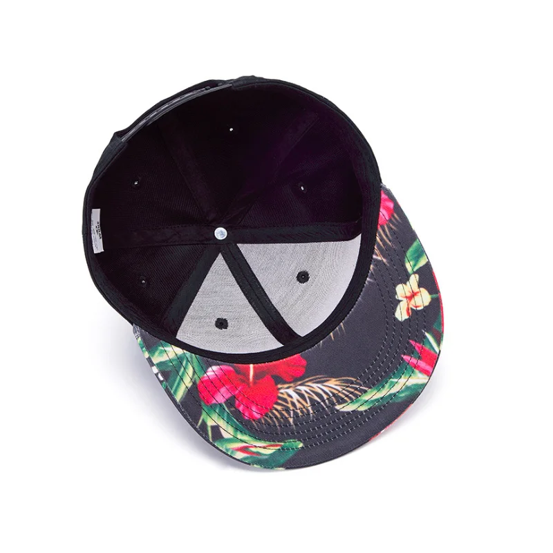 3D Printing Snap back Flat Brim Hat Street Dance Hip Printing Flat Bill Hawaiian Hats Design Your Own Snapback Cap/Hat