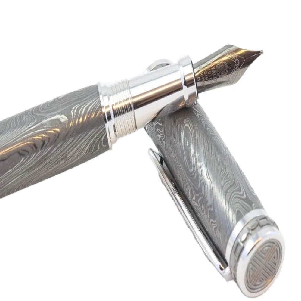 
Ручка из дамасской стали ручной работы для офиса, школьная Ручка с коробкой для подарка, продукт высшего качества 