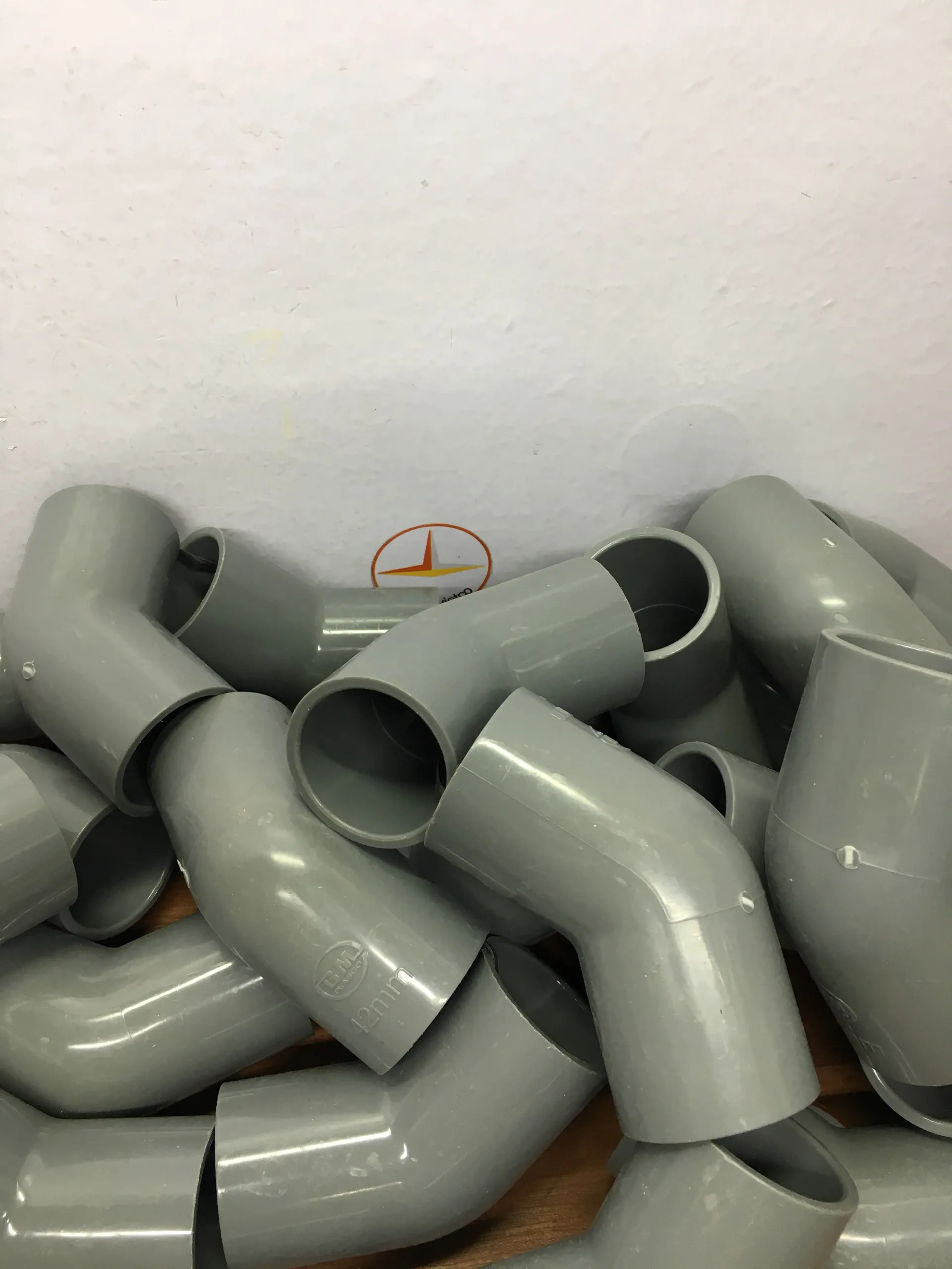 
45 o elbow PVC plastic fitting BM (1/2
