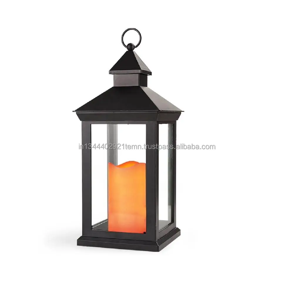 Lantern Candle Lantern Metal Lanterns Wedding Wood With Metal Candle Lantern