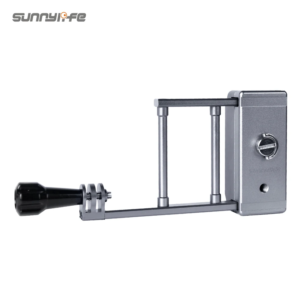 Sunnylife Action Camera Adapter Switch Mount Plate Stabilizer for Go Pro 9/8/Osmo Action for OM 4/Osmo Mobile 3