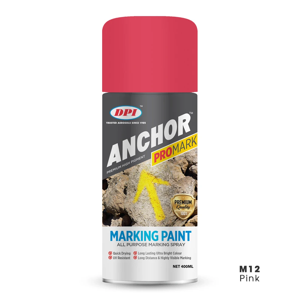 
Malaysia Acrylic 5 years and beyond Good Quality Spray DPI Anchor Pink Marking Paint 