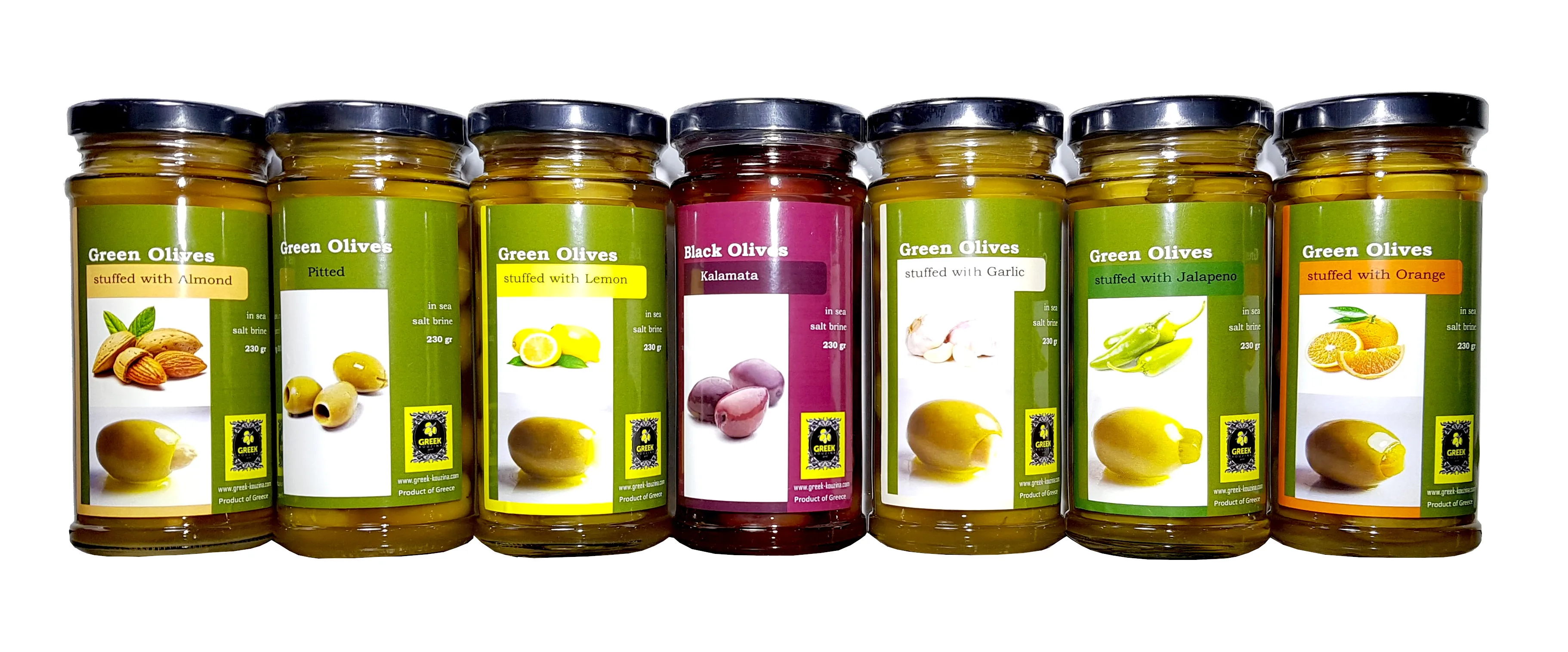  Отличные зеленые оливки без косточек упакованные в Размер 230 г урожая галкидиках-Греции поставка греческого куузина