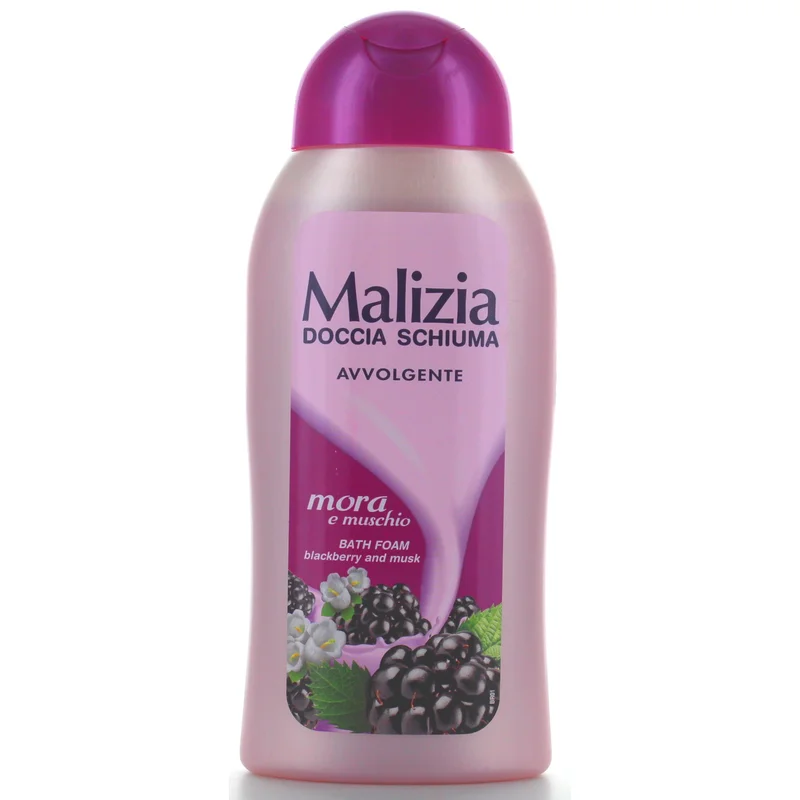 MALIZIA BATH FOAM 300 ML BLACKBERRY AND MUSK