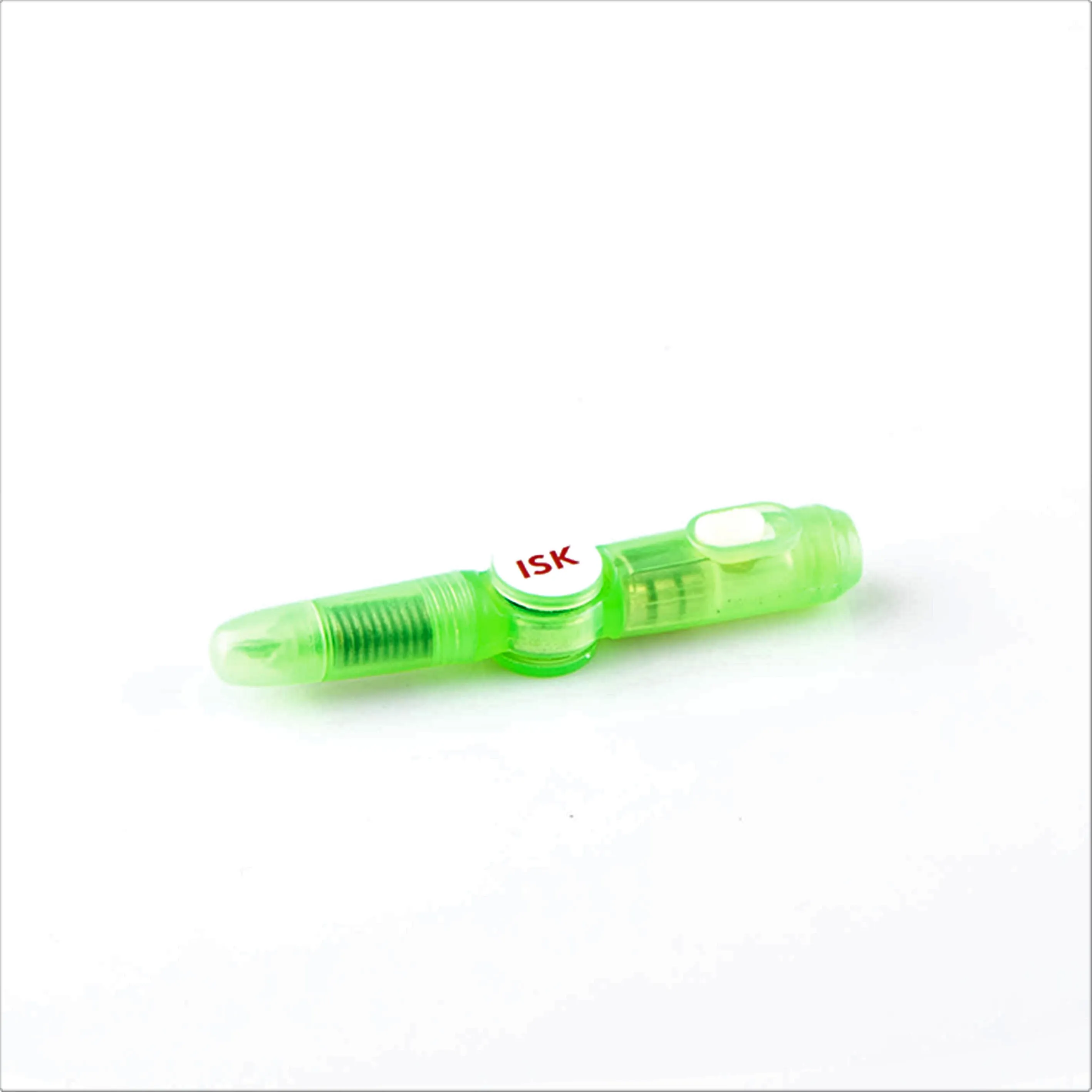 Three in One Finger Fidget Spinner toy bearing with pen and  LED Light