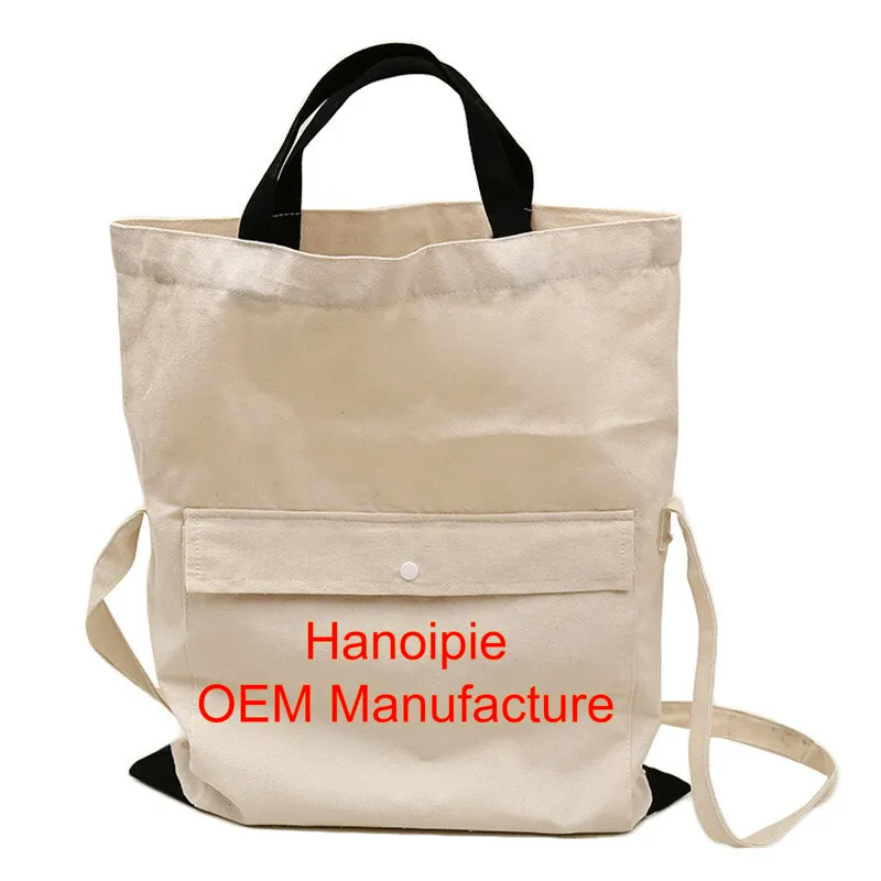 high quality and cheap price promotional bag cotton canvas tote bag made in Vietnam