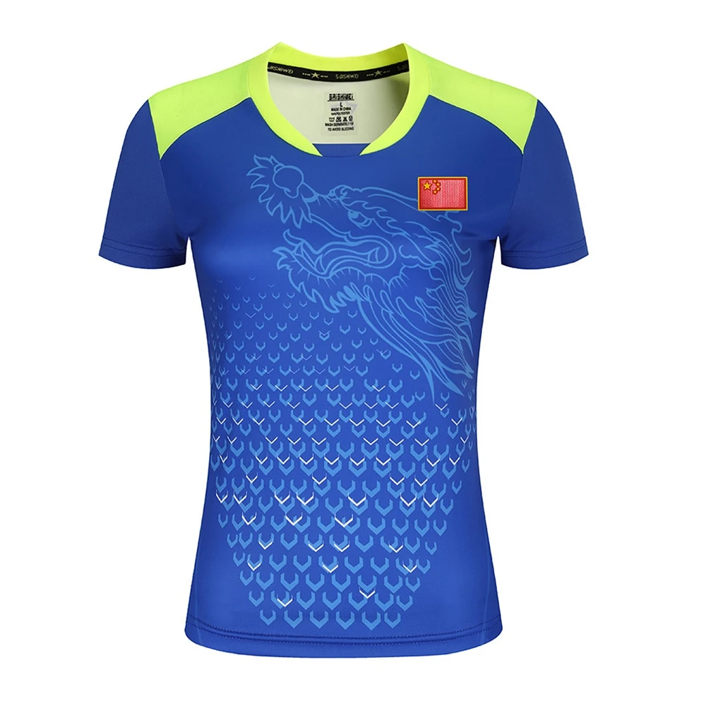 cheap rate  high quality sublimation Table tennis t shirt training sport tennis cricket shirt jersey
