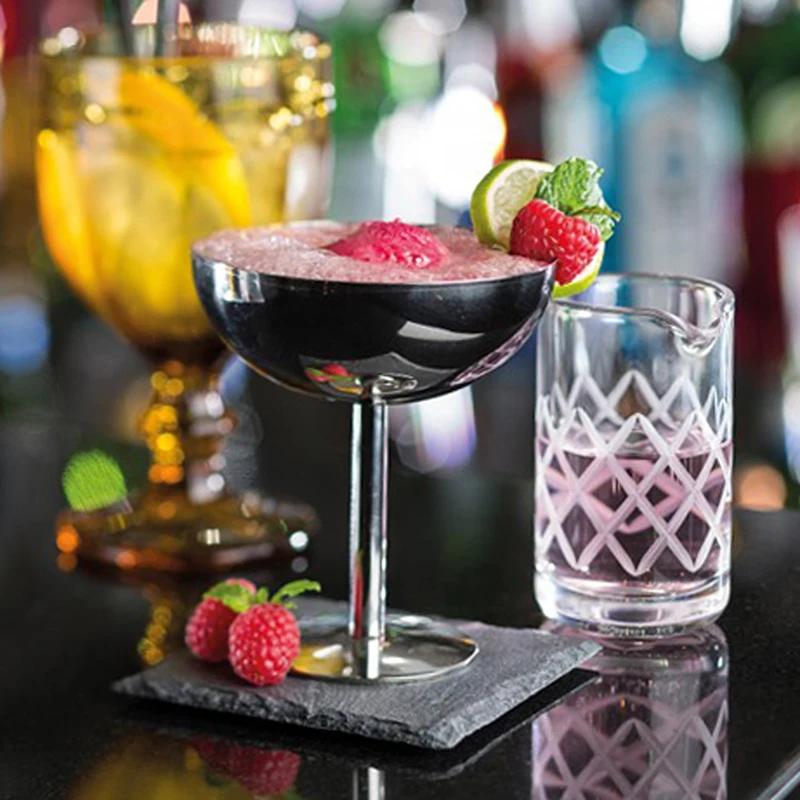 Antique Metal Copper Stainless Steel Wine Cocktail Glasses Champagne Cups Martini Glass