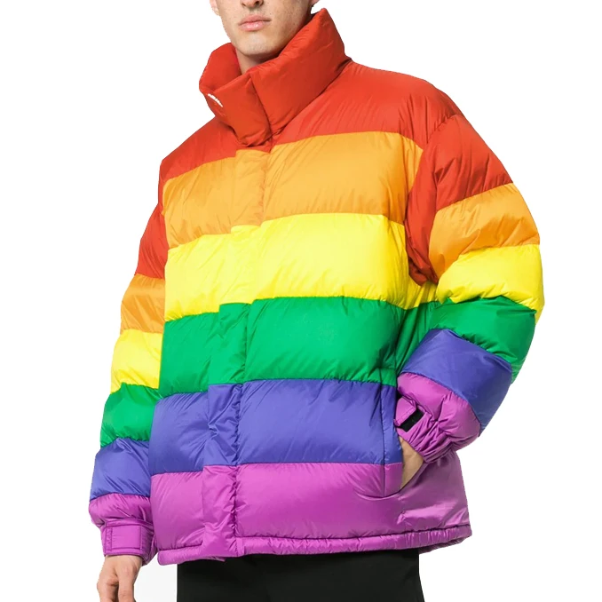 Новое поступление, теплое модное хлопковое повседневное пальто с индивидуальным логотипом, многоцветная куртка-пуховик