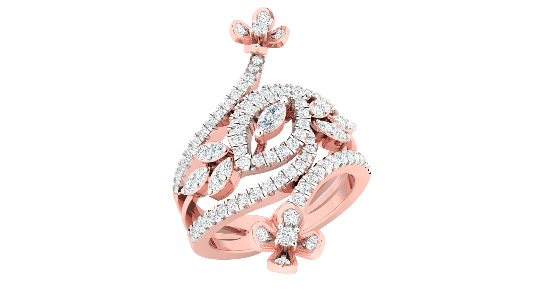  Изысканный дизайн тонкий бесцветное кольцо с муассанитом и бриллиантом сертифицированное по низкой цене доставка всему миру