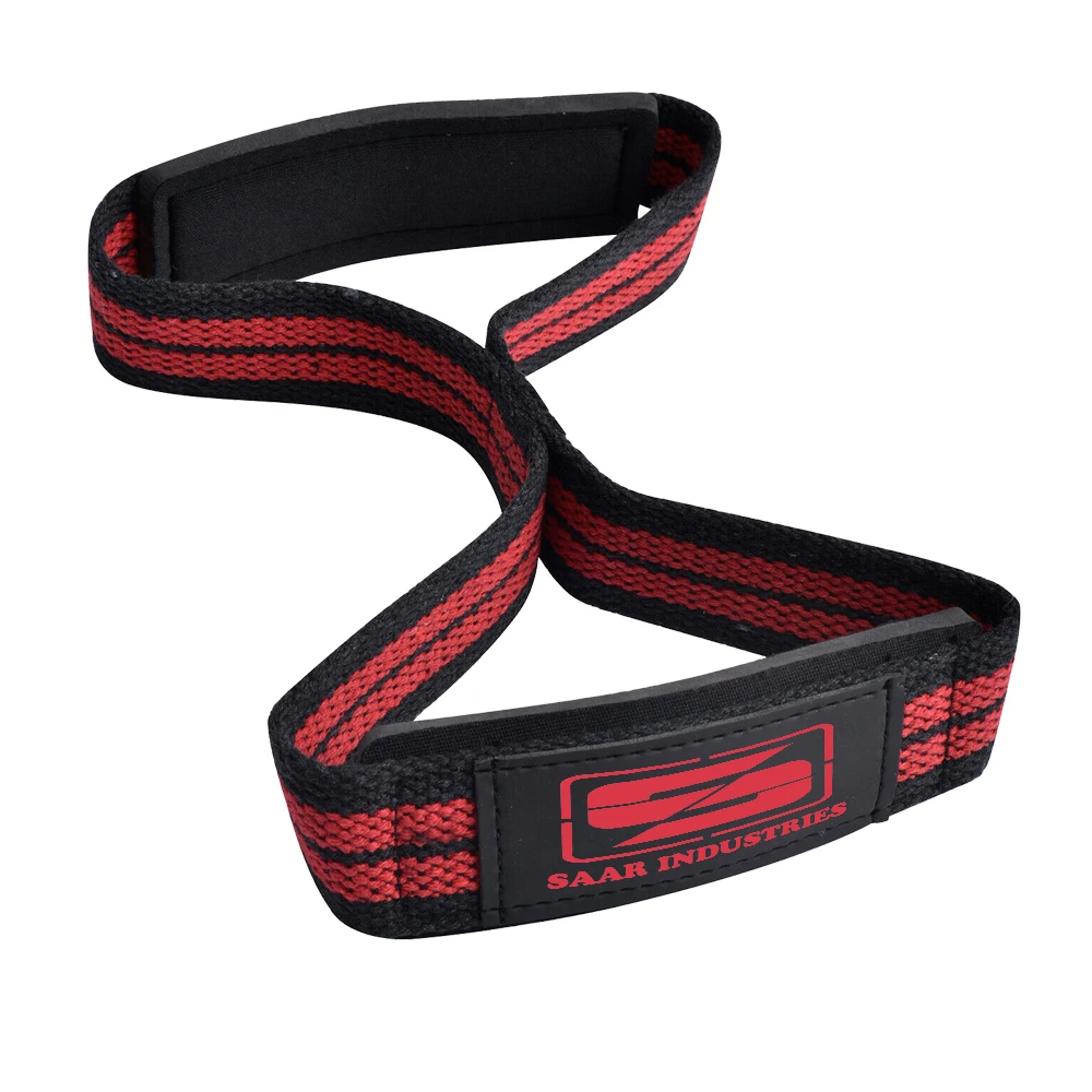Dead Lift Wrist Support Figure Eight Straps Customize Logo Color & Design Best Selling Figure 8 Straps