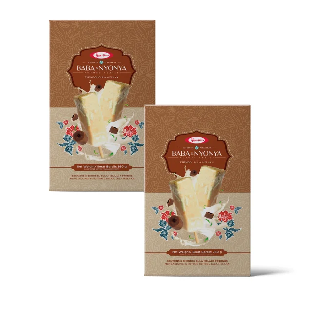 
 Мгновенный ледяной десерт Potong Baba nyония-Cendol Gula Melaka (360 г X 16 коробка) из малайзии  