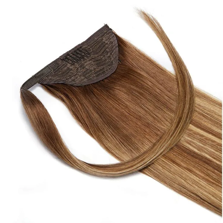 100% натуральные волосы конский хвост длинный прямой кудрявый Реми человеческие волосы все цвета в наличии