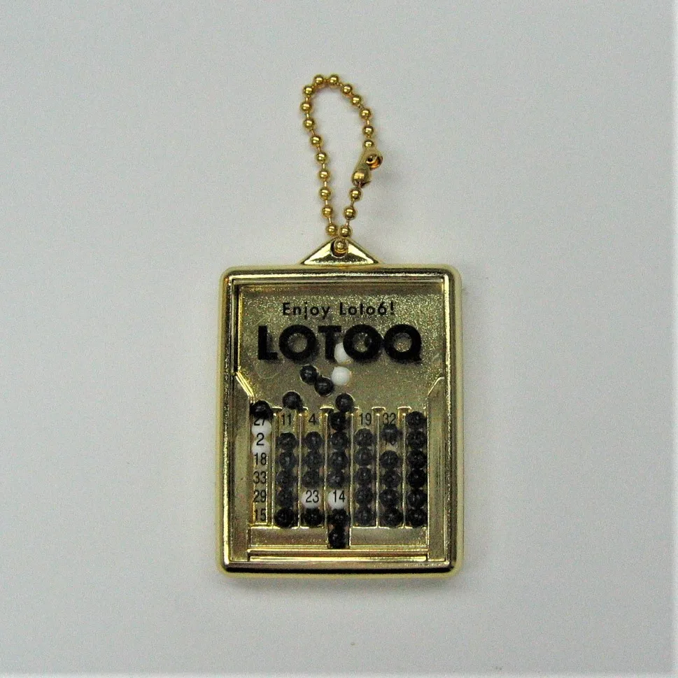 Wholesales STARWOOD Lottery Acrylic Plastic Keychain #A920 Key Fob Holder 649 Promotional Lucky Lotto