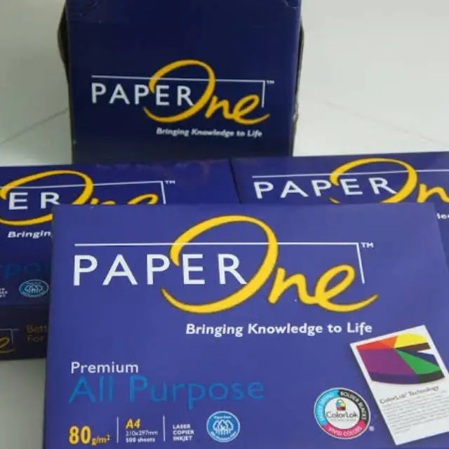 wholesale cheap papel a4 indonesia office copypaper a4 size copy paper one