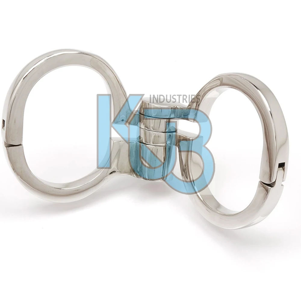 KUB Police Handcuffs Folding Metal Handcuffs High Quality Steel Industry Oval Customized Packing PK Police Duty 300 20g