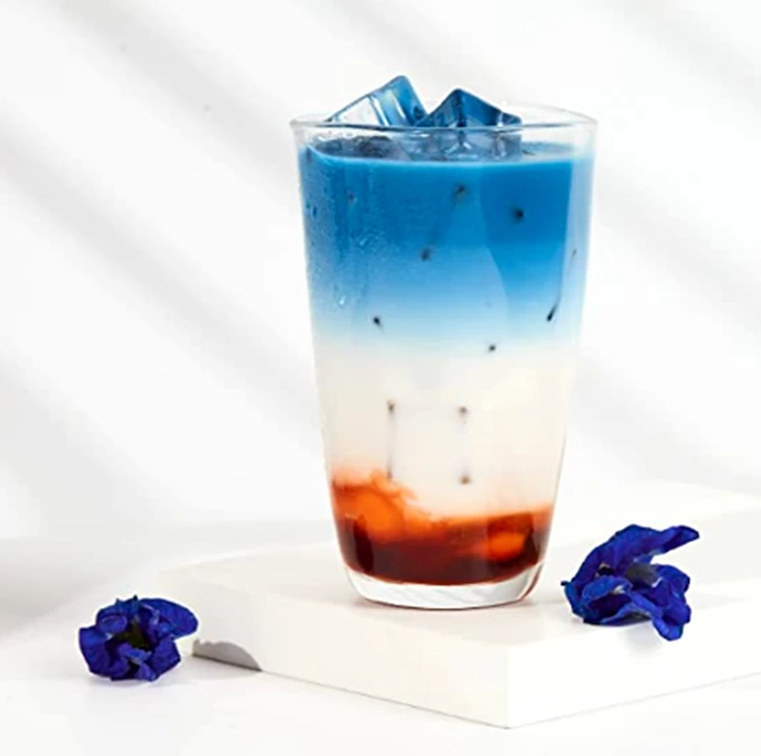 Dried Butterfly Pea Flower Tea Nature Natural Organic Premium Quality Blue Food Product of Thailand 500 g/bag