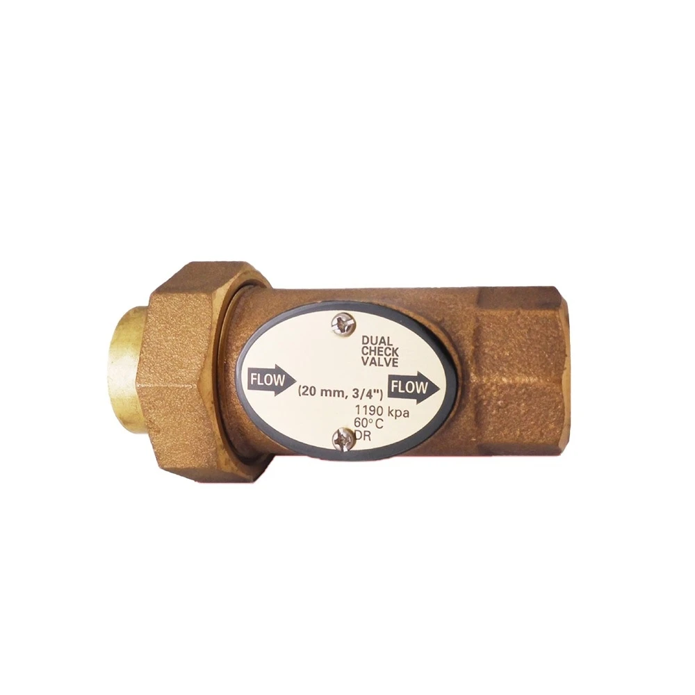 
Lead free bronze backflow preventer check valve 
