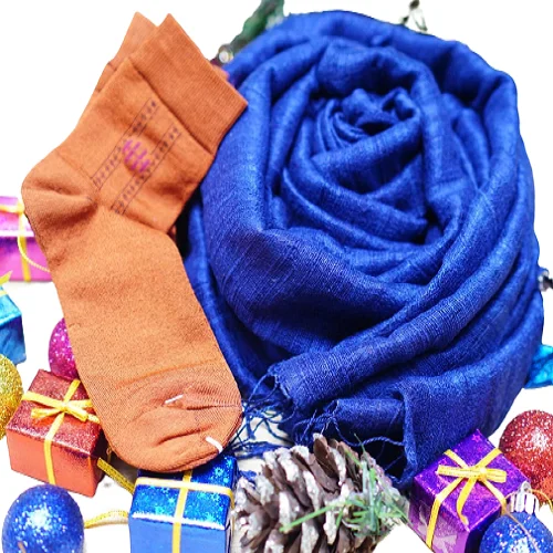 Лучший подарок, упакованный в причудливую коробку, шелковый шарф и носки, подарочный набор, вьетнамское традиционное Плетение ручной работы