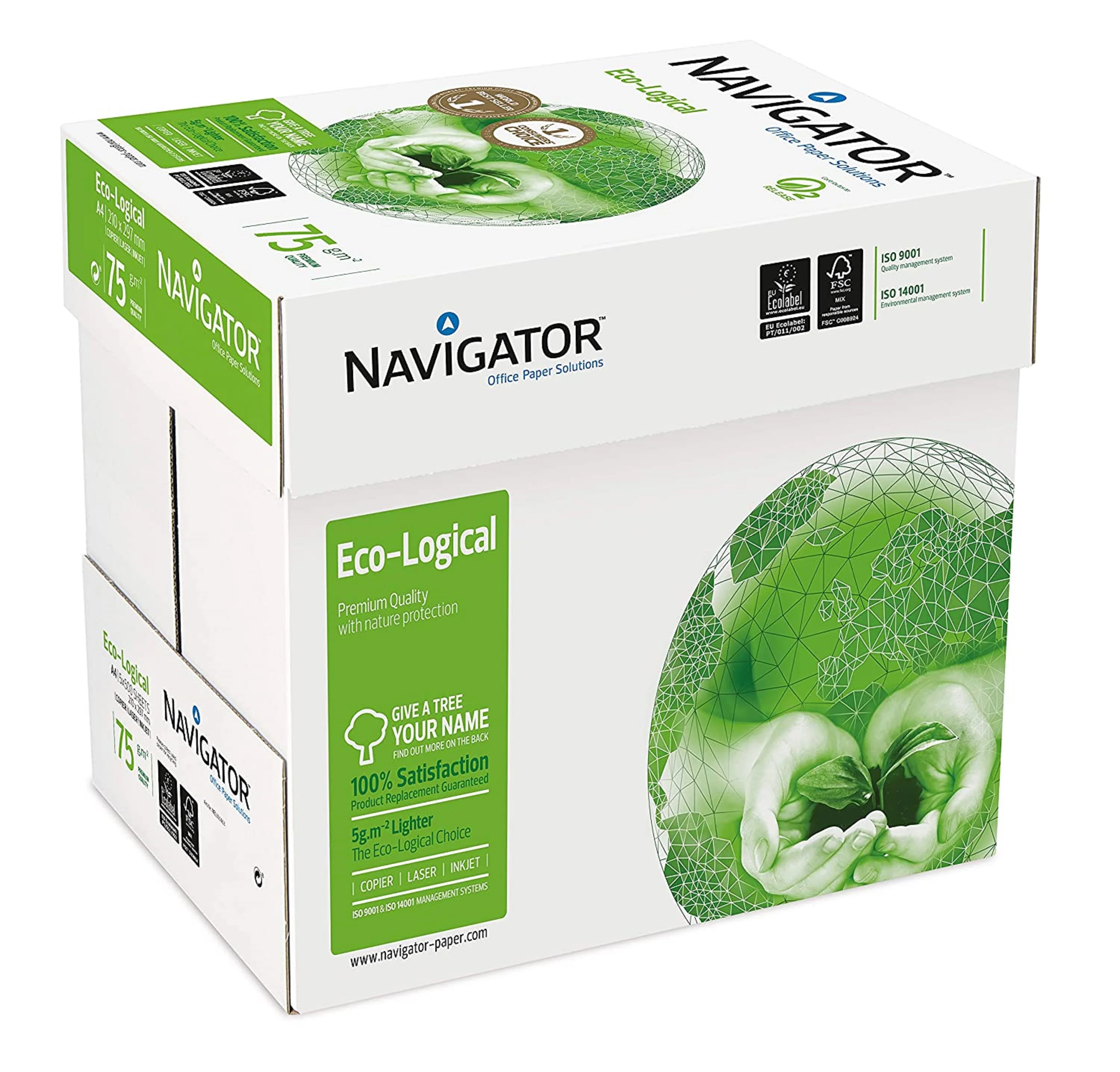 Оригинальная копировальная бумага A4 для Португалии Navigator 80 г/м2/75 г/м2/70 г/м2 оптовая продажа 500 листов высокого качества