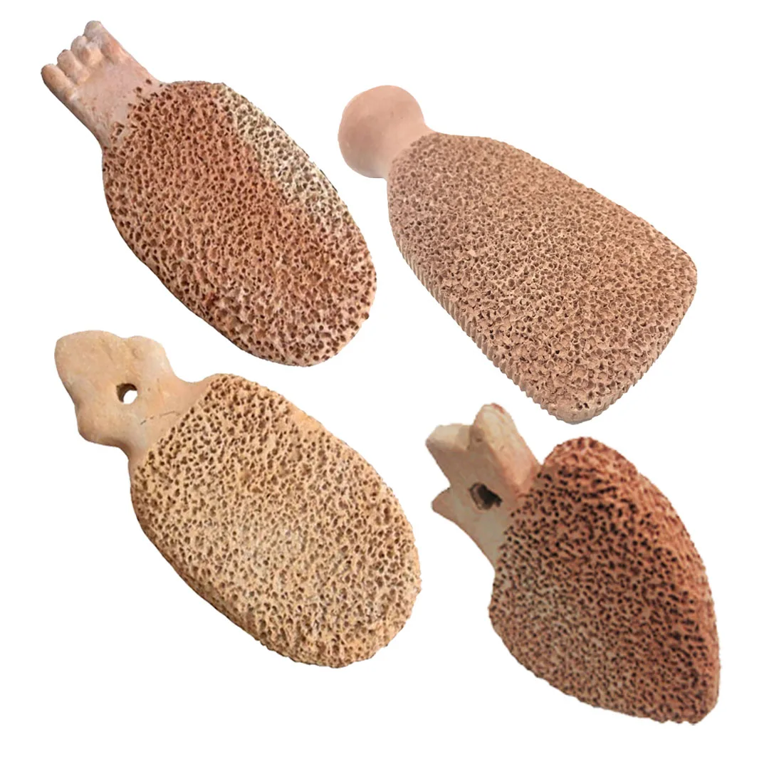 Best Pumice Stone for feet - Foot Scrubber Terra Cotta - Pumice Stone Best Foot Scrubber Two Side