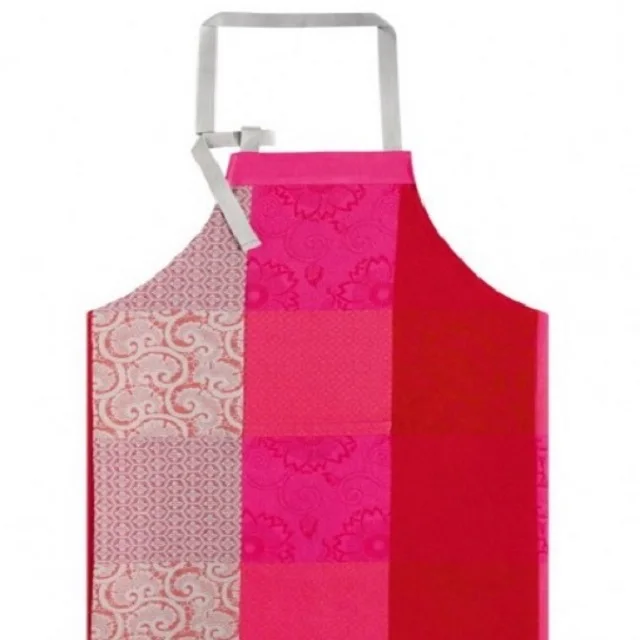 100% Cotton Jacquard Aprons Custom Printed Kitchen Eco-Friendly Reusable Cooking Purpose High Quality Sustainable