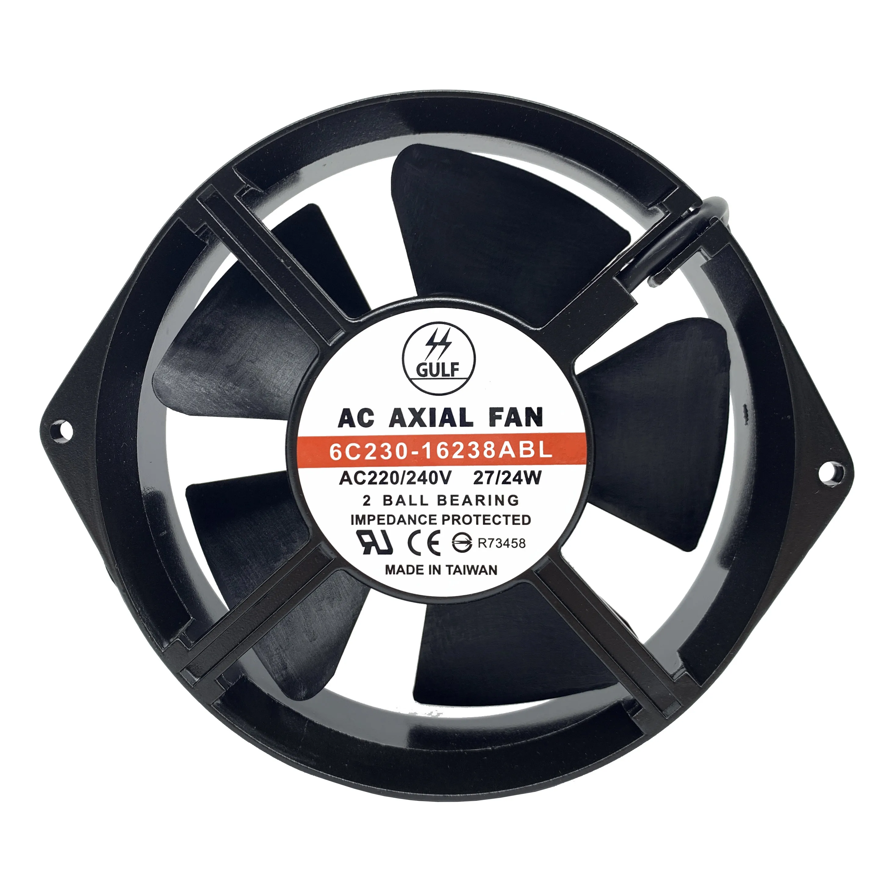 
Industrial 162x150x38mm 220V 2 Ball Bearing AC Fan 