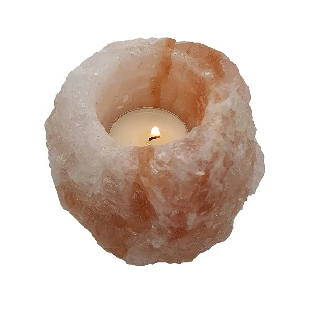 Оптовая продажа, 2021 качественный Гималайский розовый подсвечник с солью 100%, лучшее качество