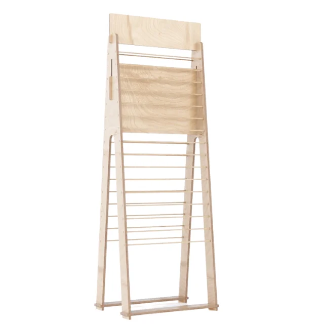 Wood Display Clothing Rack Interlocking Custom Design Apparel Display Stand For Wholesale