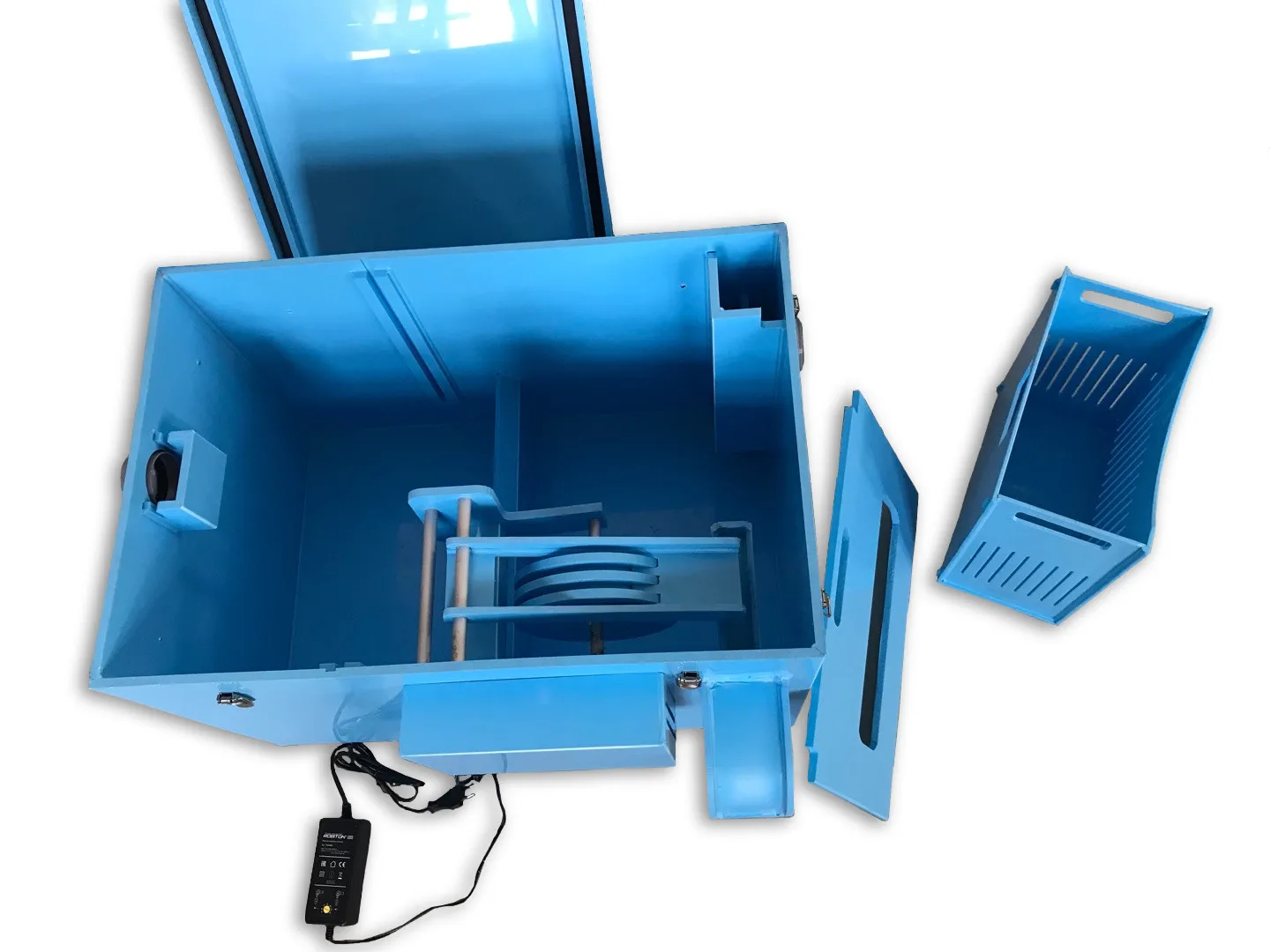 Полипропиленовая смазочная ловушка 420*320*370 мм OV 0,5-25 «автоматическая сборка» для кафе