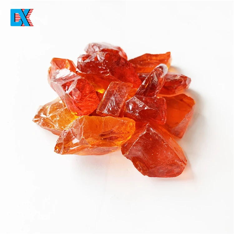 
China wholesale recycled Crushed blue glass rocks for landscaping 