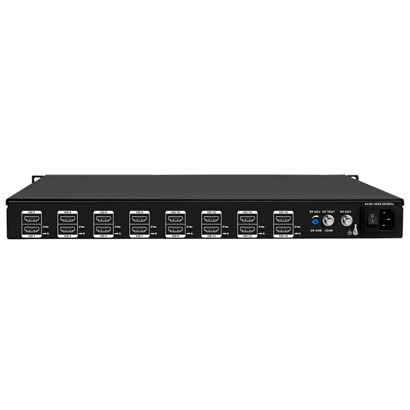 Dibviewolo OTV-H16RF 16 в 1 совместимому с HDMI к аналогу ВЧ модулятора для