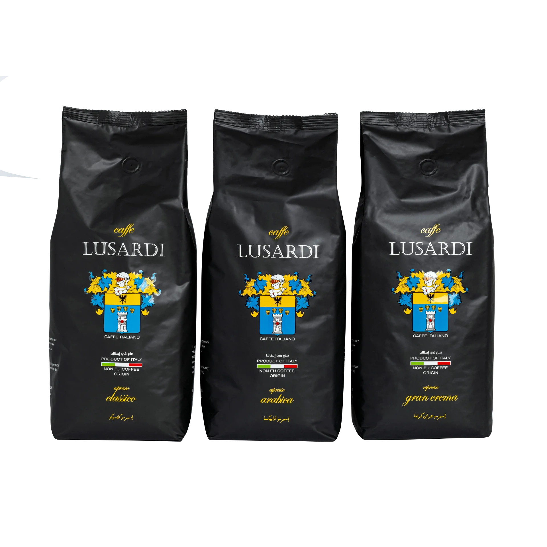  Кофейные зерна Caffe Lusardi Итальянский Эспрессо Gran Crema Vip выбор 70% Arabica 30% Robusta молотые кофейные зерна/11 происхождений
