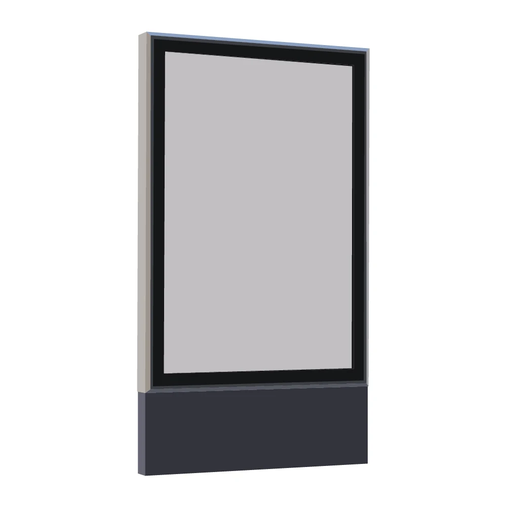 Современный двухсторонний наружный настенный рекламный щит MUPI светодиодный лайтбокс в форме под заказ с алюминиевой рамкой низким энергопотреблением