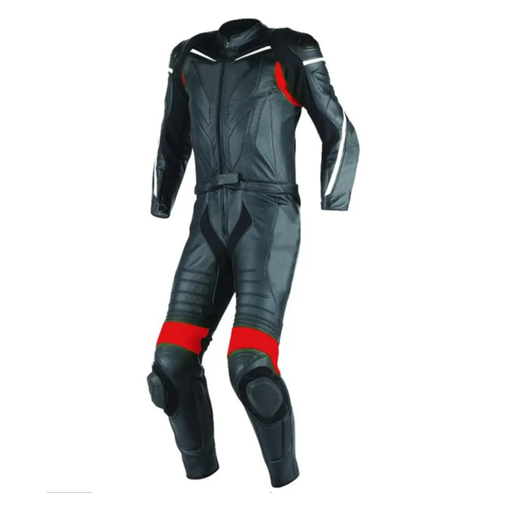Men Leather Motorbike Racing Suit Good Quality Wholesale Men Motorbike Leather Suit