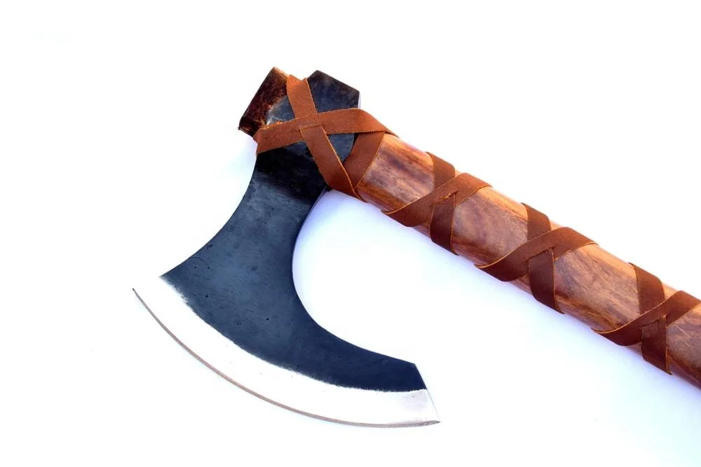 
VIKING HAND FORGED TOMAHAWK BEARDED HATCHET COMBAT THROWING HUNTING TOOl AXE VIKING AXE AX-50013 