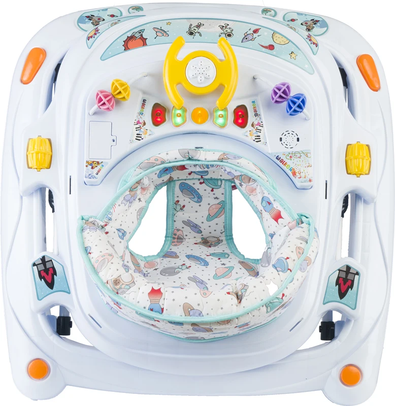 Baby Walker Wholesale Baby Walkers Comfortable Carrier New Model Different Light Melody Activity Toys Table 2024 Baby First Car