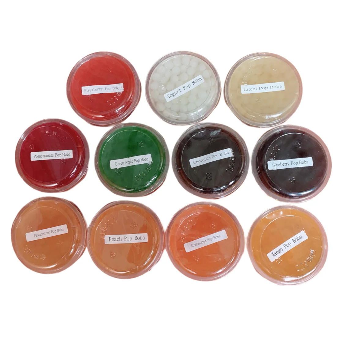 
Best Quality Bubble Tea Popping Boba Sample Set 