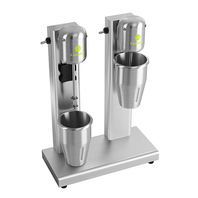 Шкафы блендер 1L Емкость двойной головкой паб использовать для молочных коктейлей с блендер миксер