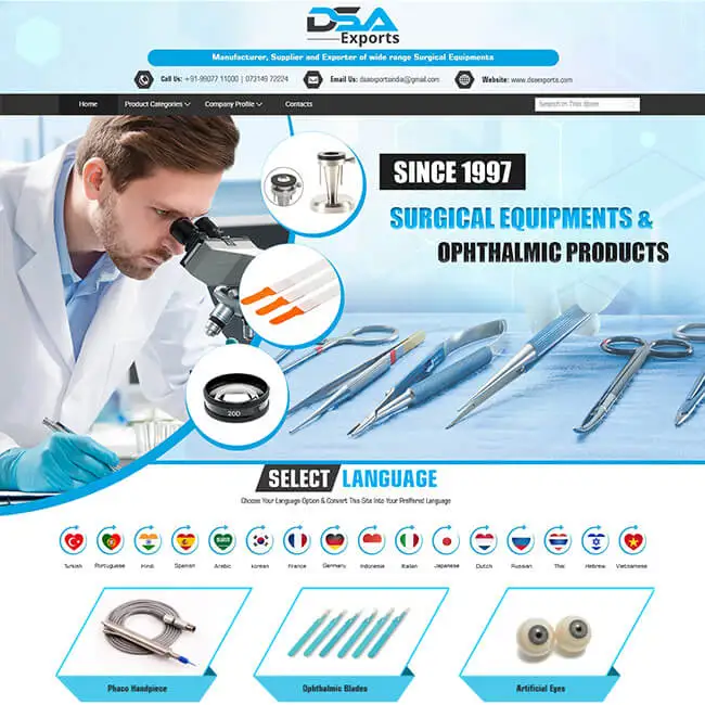 Alibaba Minisite Design Services Provider from India